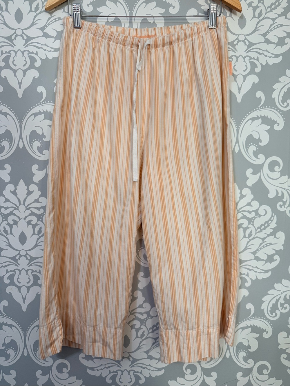 💫10/$25 • Jasmine Rose Intimates Peach Striped Cotton Sleep Pants